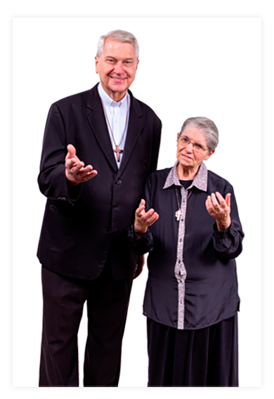 Padre Eduardo Dougherty e Irmã Luiza