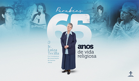 Irmã Luiza Tecilla completa 65 anos de vida religiosa. Uma vida dedicada à Deus!