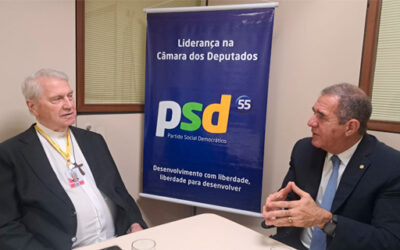 Pe. Eduardo Dougherty reúne-se com os presidentes das Frentes Parlamentares Católicas do Congresso Nacional