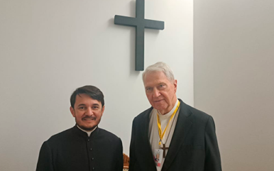 Padre Eduardo concelebra santa missa na capela do Senado Federal e encerra a agenda de atividades em Brasília